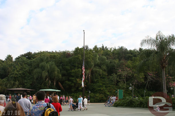 As we approached the park this morning we noticed the flags at half staff.. was this for Pearl Harbor Day or some other reason??