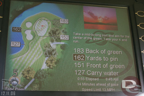 All Disney courses now have GPS systems in the carts