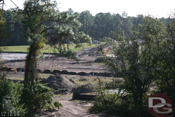 A couple shots of the construction near the old air strip, this is supposidly going to be the staging area for the Contemporary work