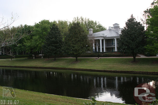 After checking in I went for a walk along the river around Port Orleans, Riverside