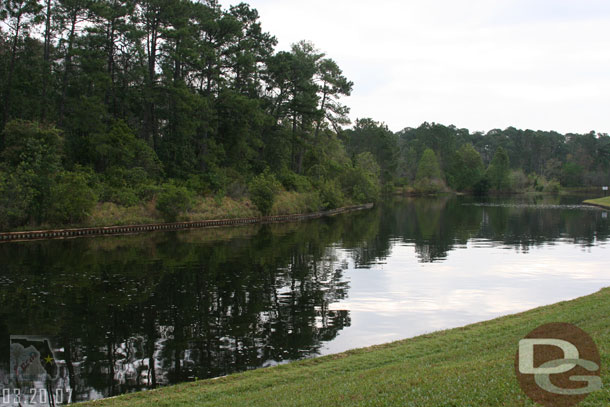 Looking across the river