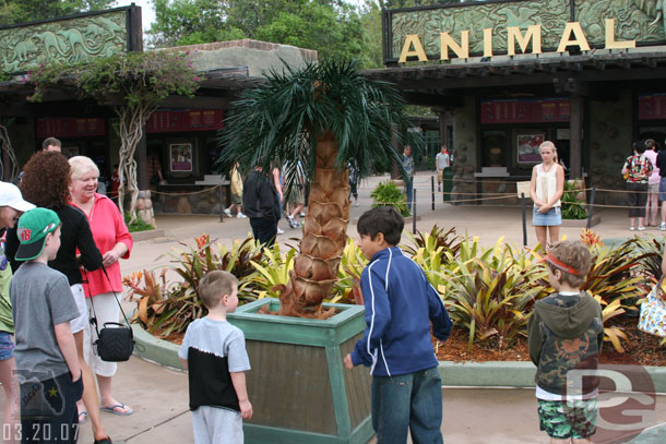 Next stop the Animal Kingdom, West Palm was out front greeting people