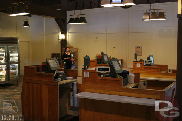 The food court was mostly closed (it reopens in a couple days)