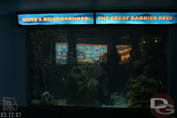 There are now several exhibits to entertain you while waiting for the show.