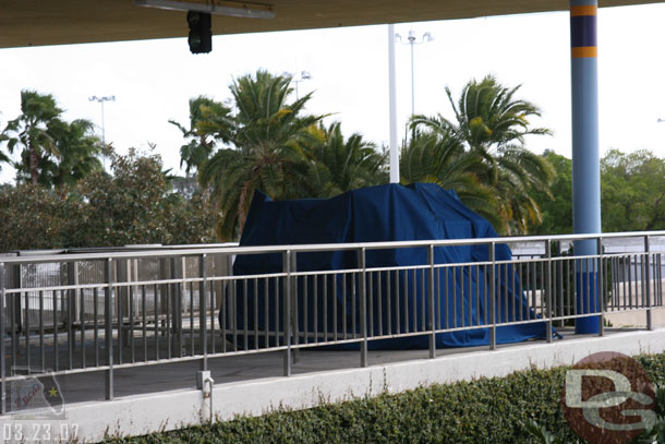 Noticed this area under wraps at the monorail station, wonder if the EPCOT side will be getting automatic gates someday soon, or what this is..