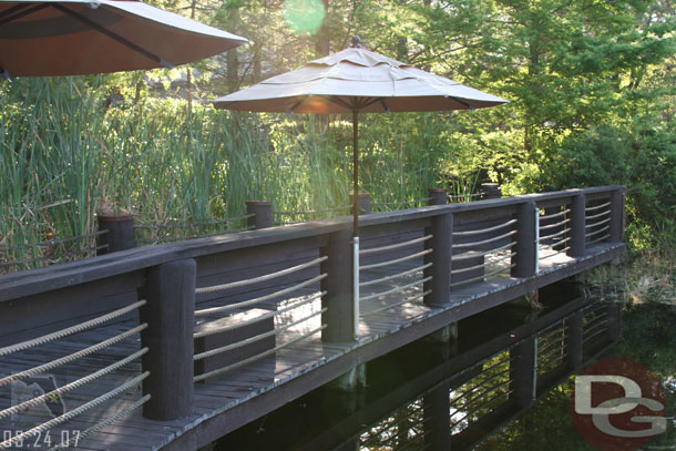 This is the dock you can fish off of