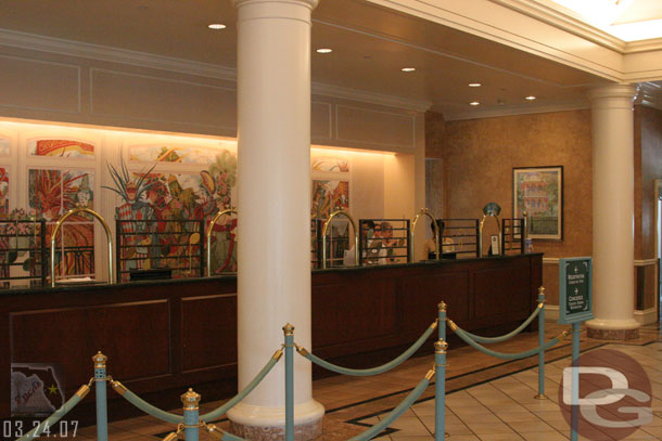The registration area