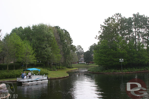 We start off our final day at Port Orleans Riverside, spotted a fishing excursion out this morning, first one we have seen all week.