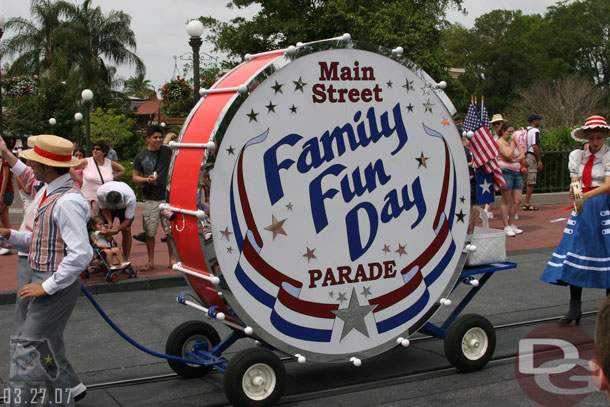 The Family Fun Day parade heading down Main Street