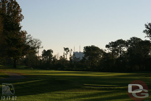 Here you can see the Cirque building in the distance.