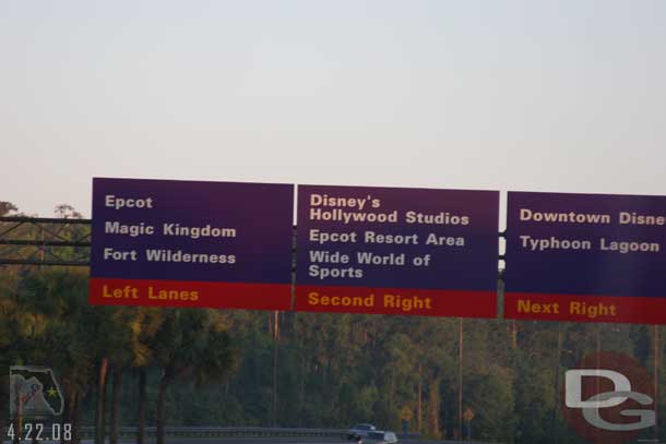 Noticed the road signs have the studios new name on them