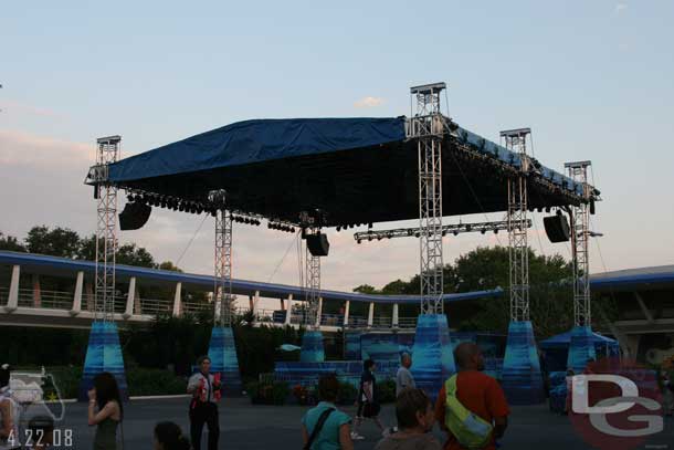 The stage in Tomorrowland.