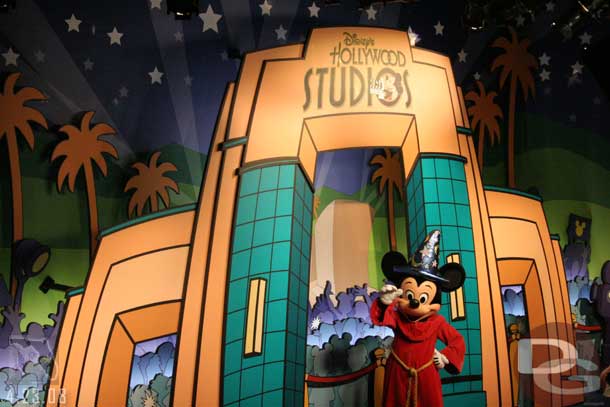 Mickey has a new home for his photo meet and greet