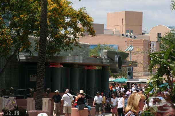 More shots of the American Idol building (as I roamed the park in circles I took different sets of shots)