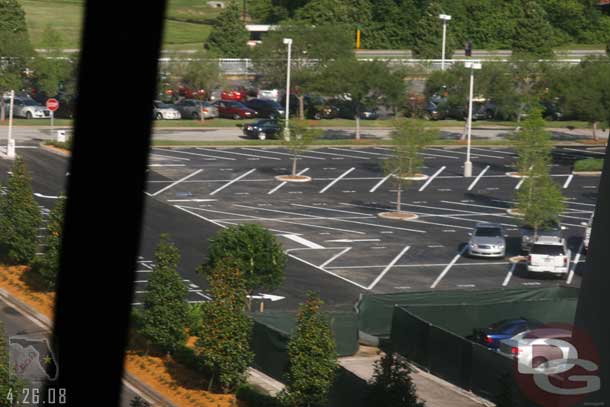 The repaving project in the Valet lot looks about done.