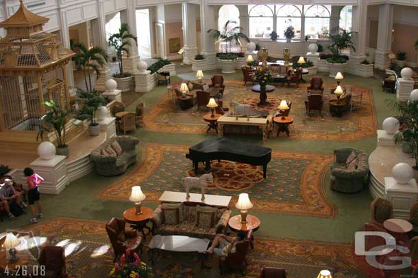 The Grand Floridian lobby