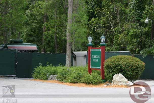 The Treehouse Villas are being remodeled