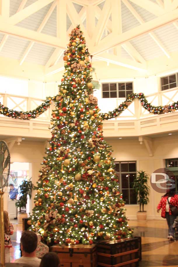 The tree in the lobby