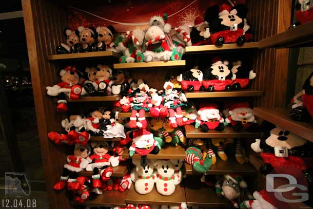 Some of the holiday merchandise