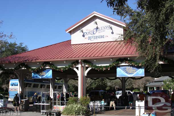 Back out front as we headed to our next resort... Coronado Springs (by way of Downtown Disney).