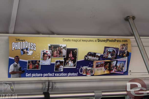 Noticed a Photopass ad on the bus.