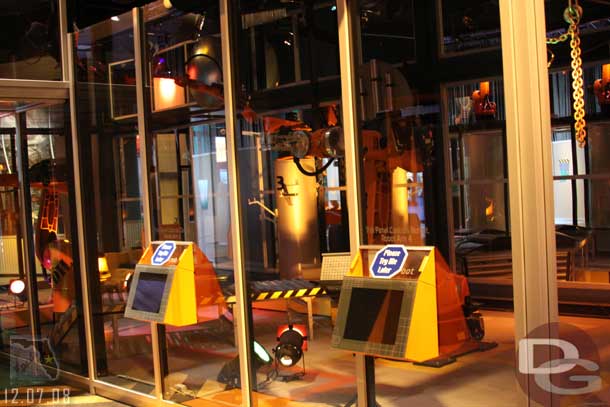 The test labs and robots were closed in Innoventions.