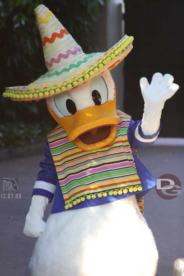 Donald out by Mexico.