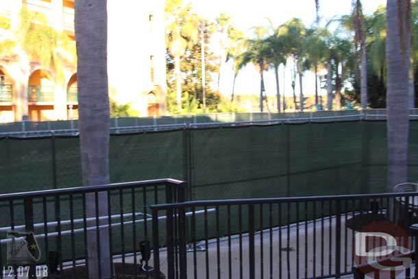 One of the quiet pools at Coronado Springs was closed off for rennovation, this is the one by the HealthClub.