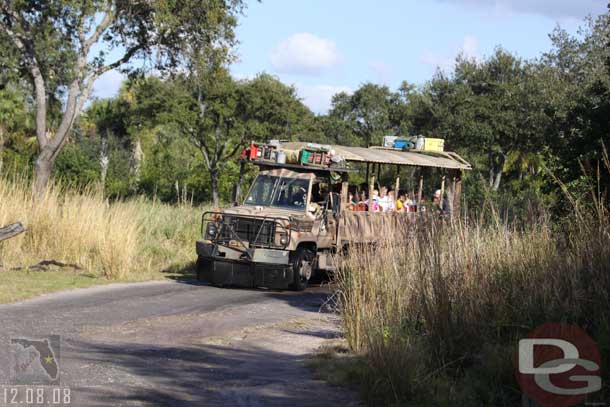 The regular safari trucks