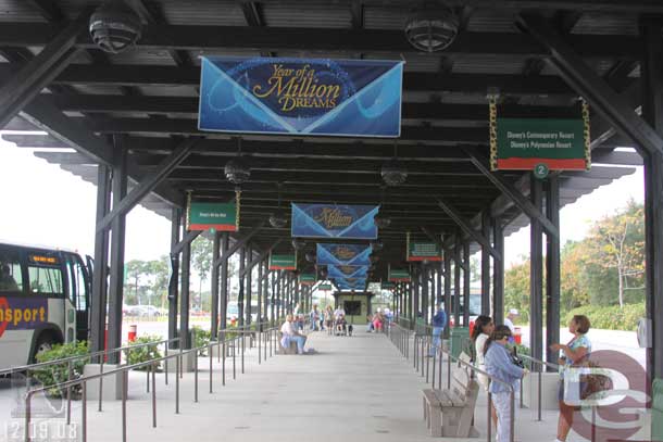 The Animal Kingdom bus stop.