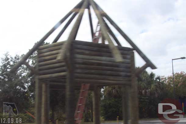Heading over to the Animal Kingdom Lodge it looks like a new entrance sign.