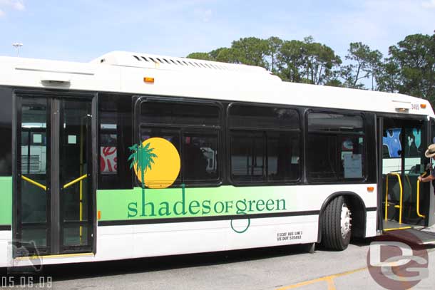 A Shades of Green bus