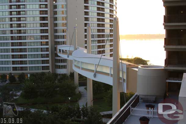 Some shots of Bay Lake Tower in the morning light