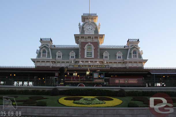 The train stopped dead center in the station for us to get a great photo.