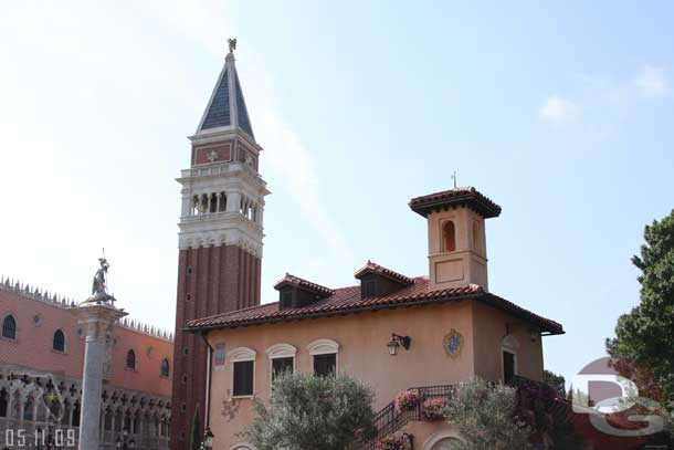 No one in our group wanted to be photographed/share the photo on the Segway so here are two shots of Italy from our break.