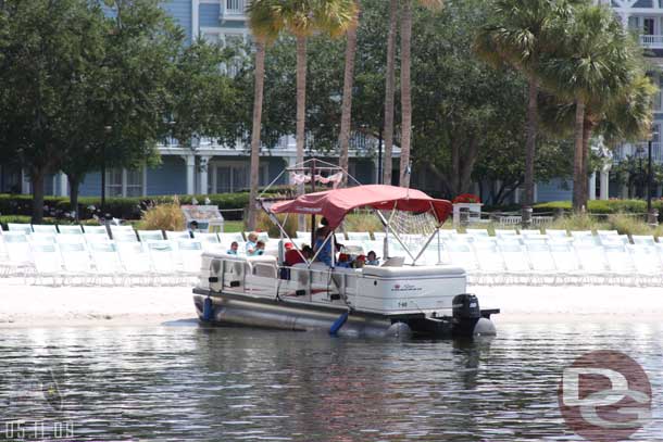 The Pirate Cruise went ashore near the Beach Club