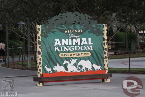 After arriving before the sun rise and stopping by the Riverside to check in we headed for the Animal Kingdom to start our trip.