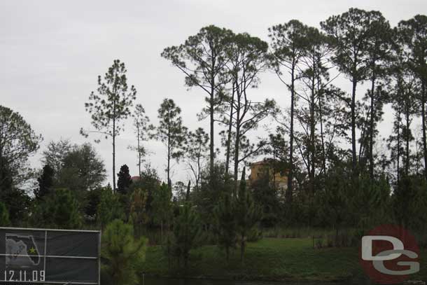 While driving back to the Riverside you can make out some buildings in the Four Seasons development