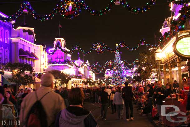 As we were exiting the park was coming alive for a Very Merry Christmas Party (so it was a preview for us.. as we went on Day 5 of the trip).