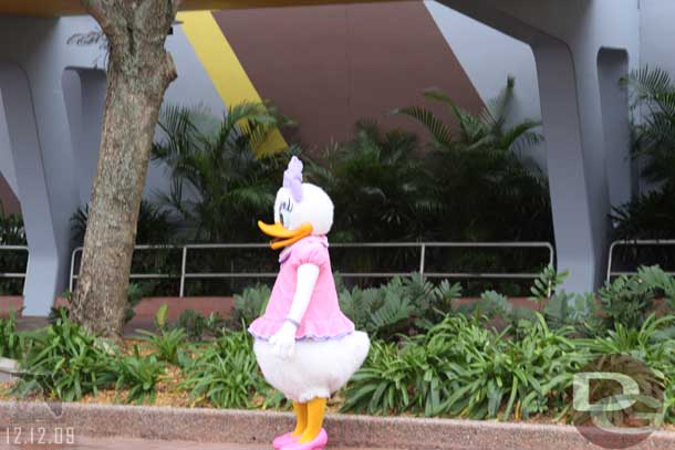 Daisy was out taking pictures as we entered the park.