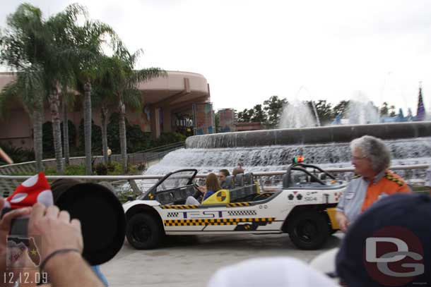 There was also a Testtrack looking car parked out near the fountain.