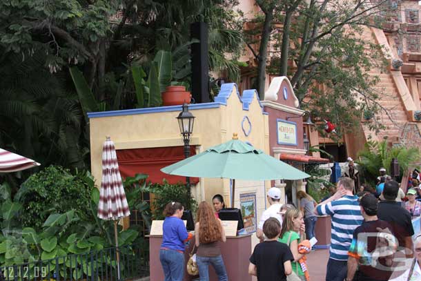 Next we headed for World Showcase.  Here is a new stand that was set up near Mexico for the Food and Wine Festival and it has stayed.