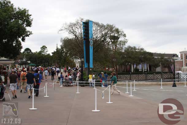 The Standby line for the Candlelight was being set up as we walked by (later in the evening this would be filled).