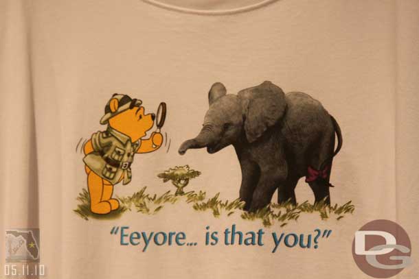 I do not remember this shirt, looks to be an addition to the Tigger ones.