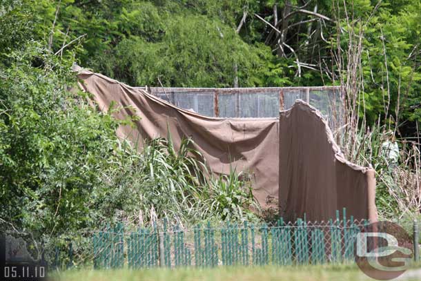 Some work going on at the Outlook in Pangani.  Could not really tell what was being construction.