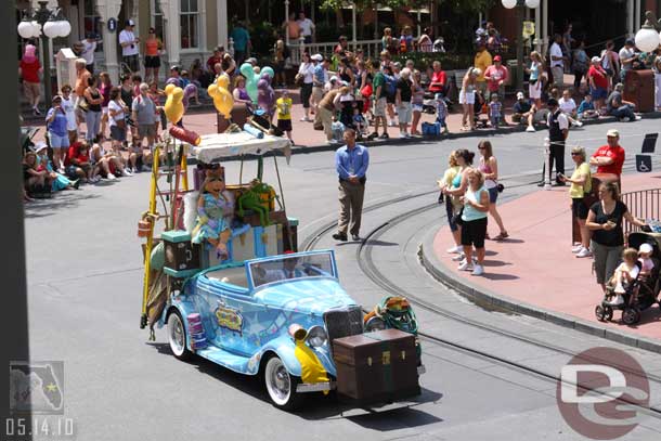 For the Muppets they re-used the car from the Stars and Cars parade.