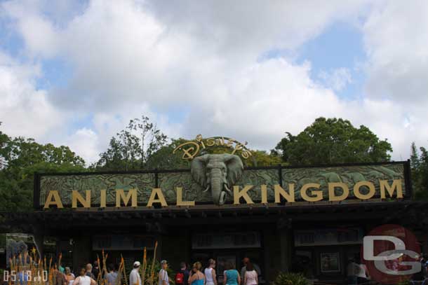 First stop, the Animal Kingdom.