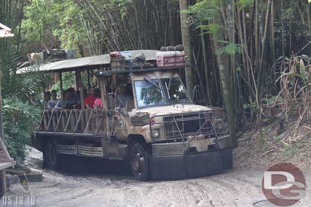 Hiked out to the Safari first.