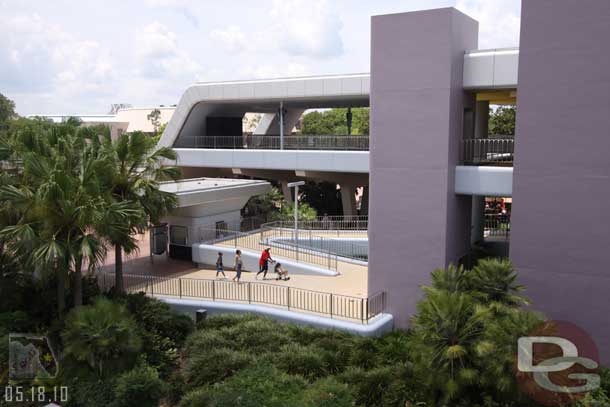 The ramp for the EPCOT station