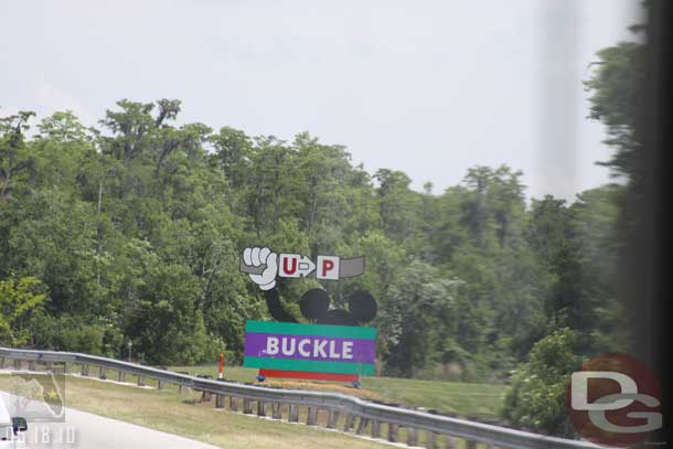 The final shot of the trip.. from the Magical Express bus as we were leaving Disney property...